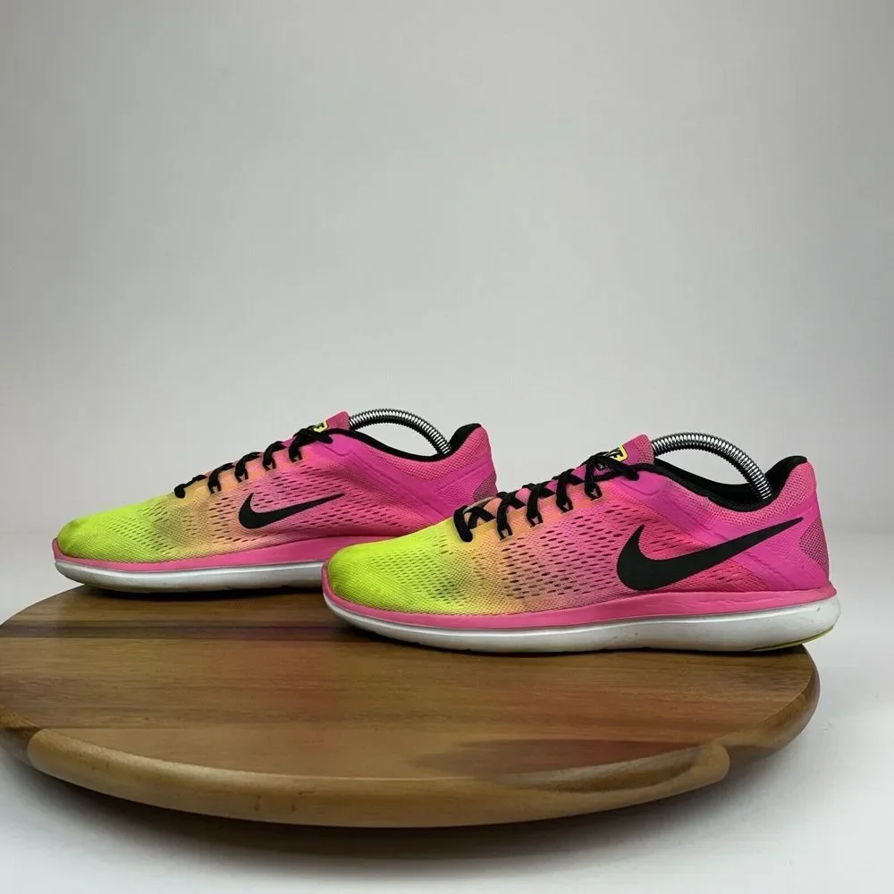 Womens‎ Nike Flex 2016 RN Multicolor Athletic Running Sneakers Shoes Size 11 M